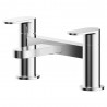 Binsey Twin Flat Lever Deck Mounted Bath Filler