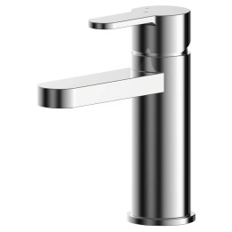 Arvan Chrome Eco Mono Basin Mixer With Push Button Waste