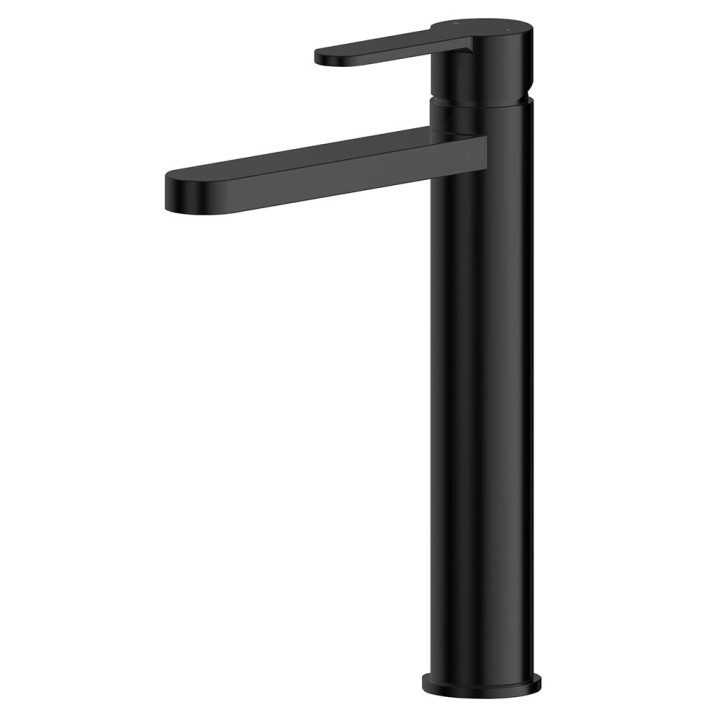 Arvan Black High-Rise Mono Basin Mixer