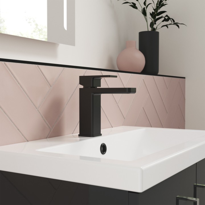 Windon Mono Basin Mixer With Push Button Waste - Insitu