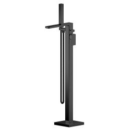 Windon 880mm (h) Matt Black Freestanding Bath Shower Mixer