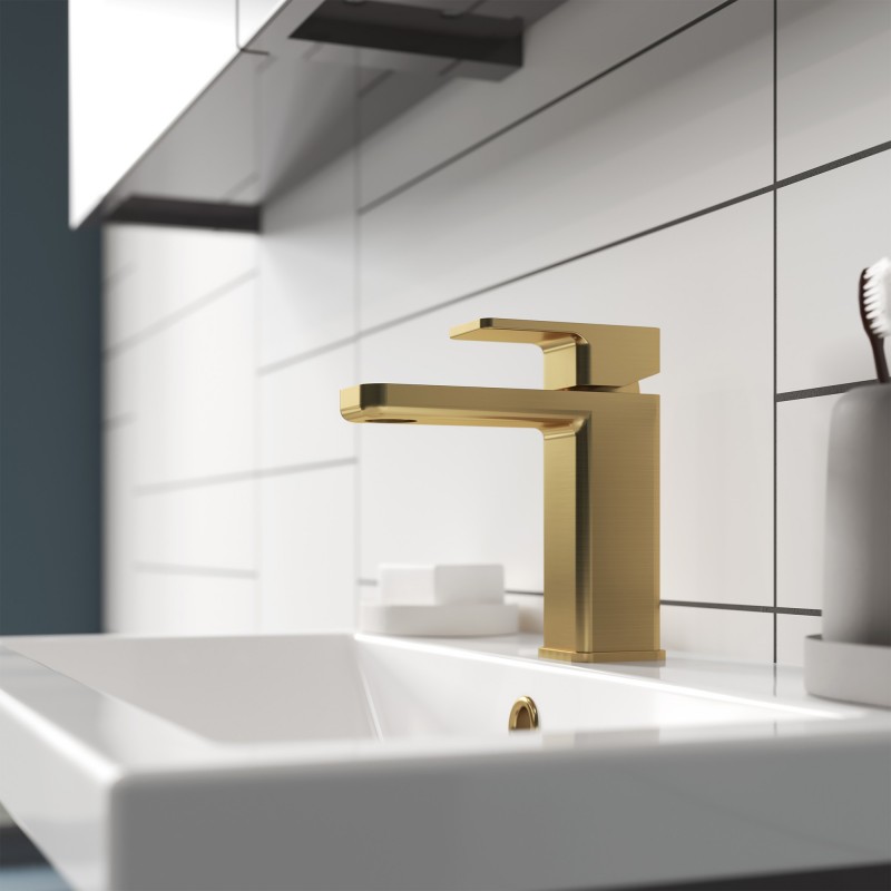 Windon Mono Basin Mixer With Push Button Waste - Insitu