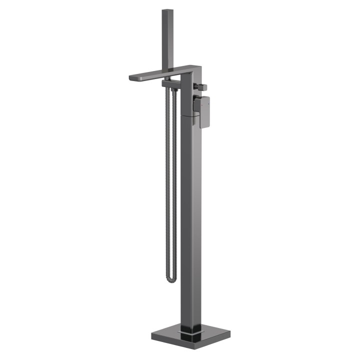 Windon Freestanding Bath Shower Mixer - Brushed Pewter