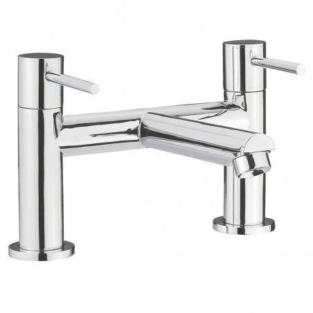 Series 2 Twin Lever Bath Filler Tap Deck Mounted