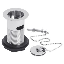 Basin Waste With Brass Plug & Ball Chain