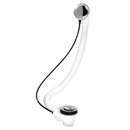 Extended Bath "Pop Up" Waste & Overflow (Suitable for baths up to 10mm thick)