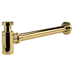 Brushed Brass Round Minimalist Bottle Trap