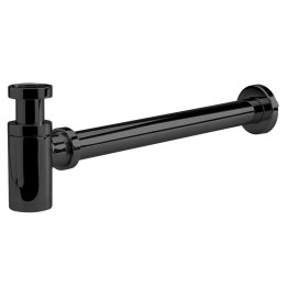Matt Black Round Minimalist Bottle Trap