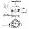 Basin Tap Flow Regulator - Technical Drawing