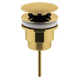 Wastes & Extras Universal Push Button Basin Waste Slotted & Un-Slotted