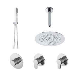 Arvan 2 Outlet Shower Double Bundle With Stop Taps