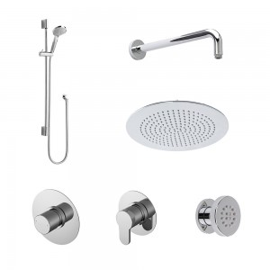 Arvan 3 Outlet Shower Bundle With Stop Taps
