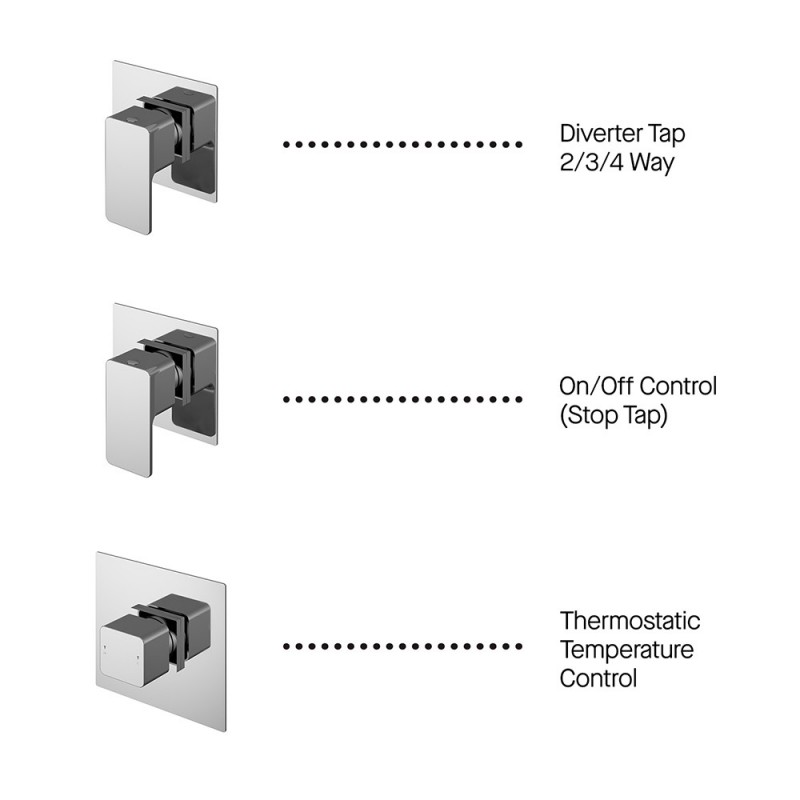 Windon Slide Rail Overhead Shower & Bath Filler Bundle - Insitu