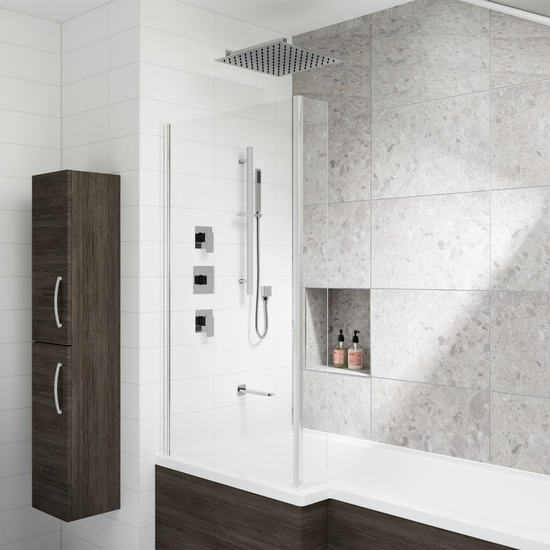 Windon Slide Rail Overhead Shower & Bath Filler Bundle - Insitu