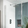 Arvan Chrome Twin Thermostatic Shower Valve - Insitu