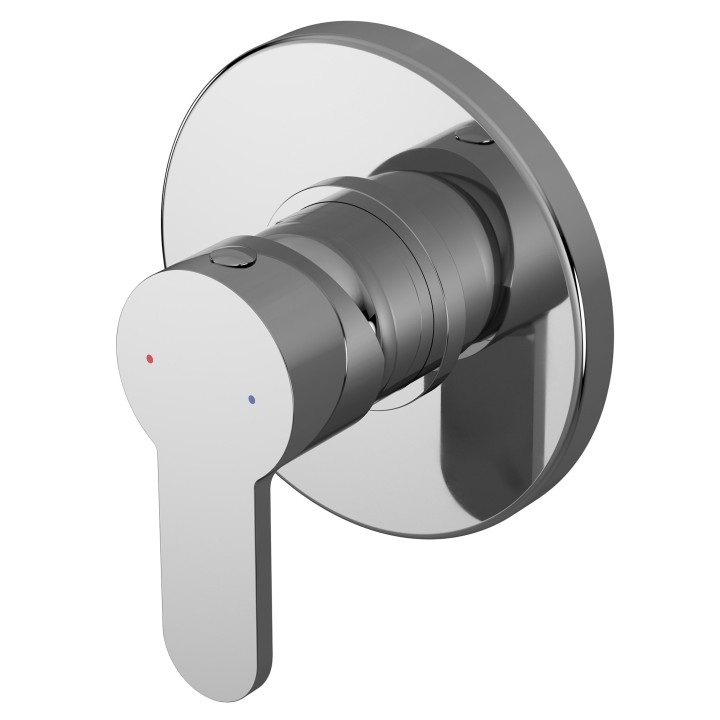 Arvan Chrome Manual Shower Shower Valve