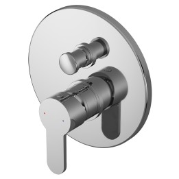 Arvan Chrome Manual Shower Shower Valve With Diverter