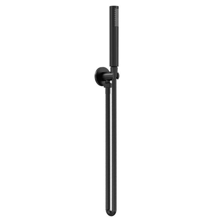 Black Rounded Outlet Elbow Parking Bracket Flex and Handset
