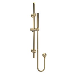 Brushed Brass Round Slide Rail Kit