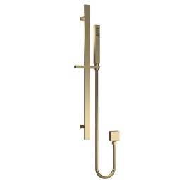 Brushed Brass Square Slide Rail Kit
