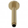 Brushed Brass Round Ceiling-Mounted Arm 150mm