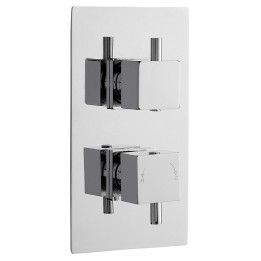 Minimalist Concealed Shower Valve with 2-Way Diverter Dual Handle