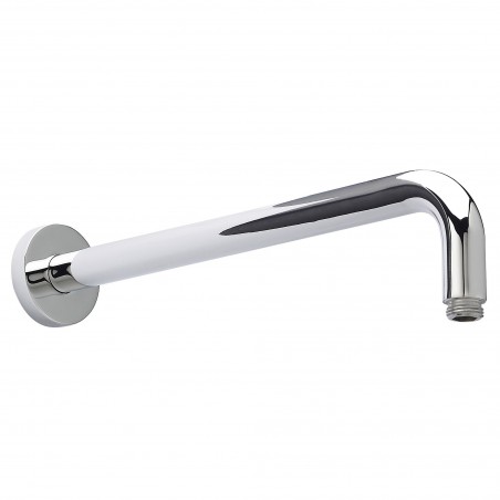 Chrome Round Shower Head Wall-Mounting Arm 350mm