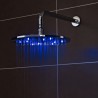 Chrome 300mm LED Square Fixed Shower Head - Insitu