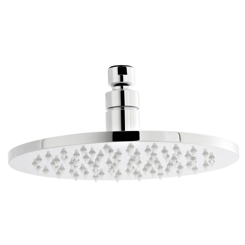 Chrome 200mm LED Round Fixed Shower Head