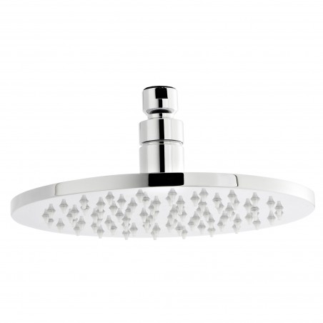 Chrome 200mm LED Round Fixed Shower Head