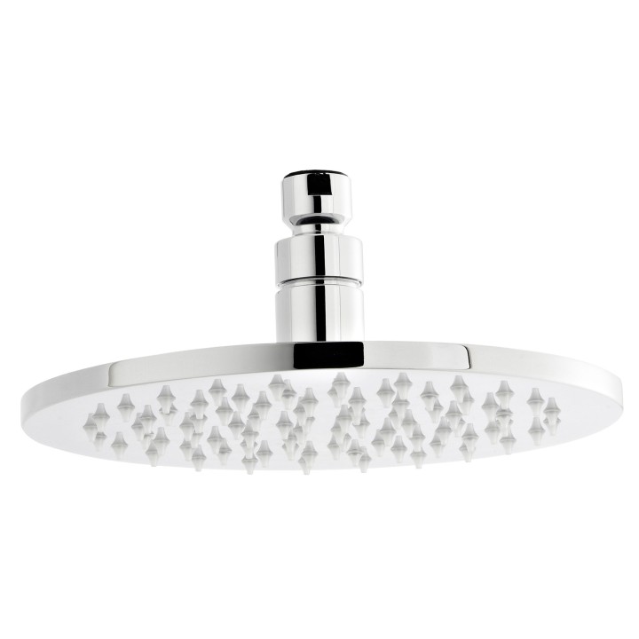 Chrome 200mm LED Round Fixed Shower Head