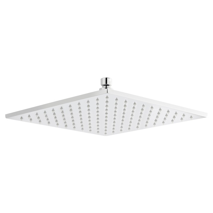 Chrome 200mm LED Square Fixed Shower Head