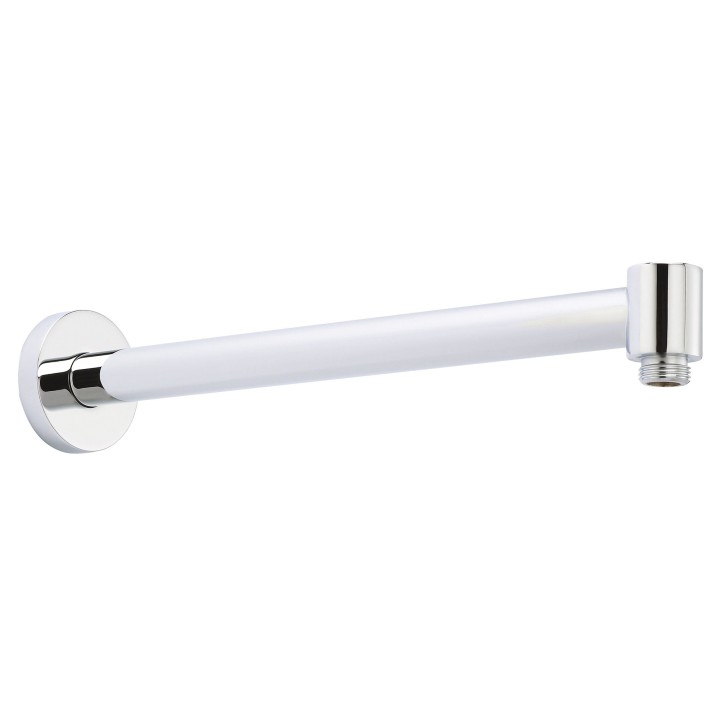 Chrome Contemporary Shower Head Wall-Mounting Arm 350mm