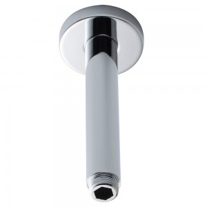 Chrome Round Shower Head Ceiling-Mounting Arm 150mm