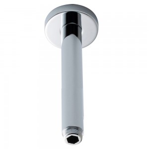 Chrome Round Shower Head Ceiling-Mounting Arm 300mm