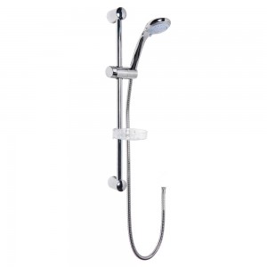 Round Multi-Function Shower Slide Rail Kit With Soap Dish