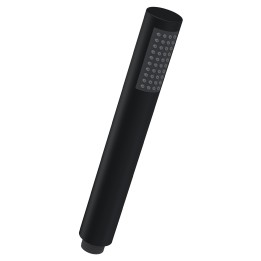 Round Matt Black Minimalist Handset