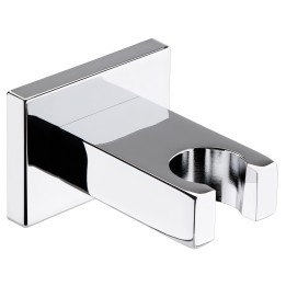 Chrome Square Wall Bracket For Shower Handsets