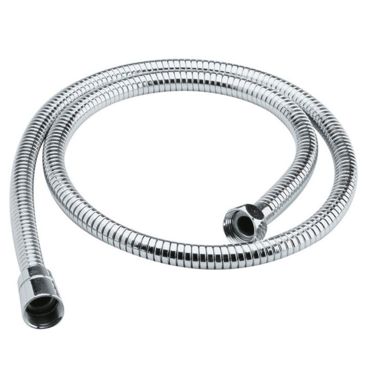 Chrome Shower Flex Hose 2m