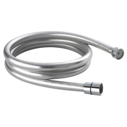 1.5M Smooth Silver Shower Flex Hose