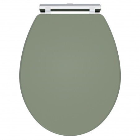 Classique Soft Close Wooden Toilet Seat - Satin Green