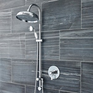 Victorian Dual Thermostatic Shower Valve