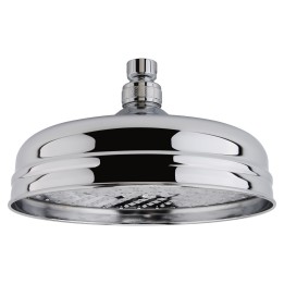 Chrome 195mm Round Fixed Shower Head