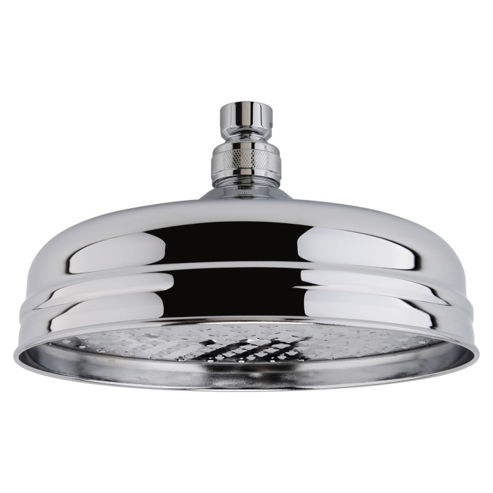 Chrome 195mm Round Fixed Shower Head