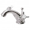 Beaumont Luxury Mono Basin Mixer Tap Dual Handle with Pop-up Waste