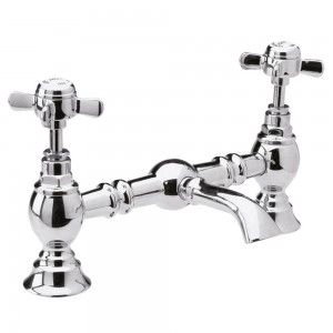 Beaumont Luxury 2-Hole Basin Mixer Tap Deck Mounted