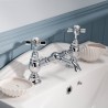 Beaumont Luxury 2-Hole Basin Mixer Tap Deck Mounted - Insitu