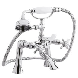 Beaumont 1/2 Bath Shower Mixer Tap Pillar Mounted