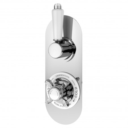 Selby Traditional Twin Concealed Shower Valve