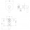 Selby 2/3/4 Way Diverter - Technical Drawing